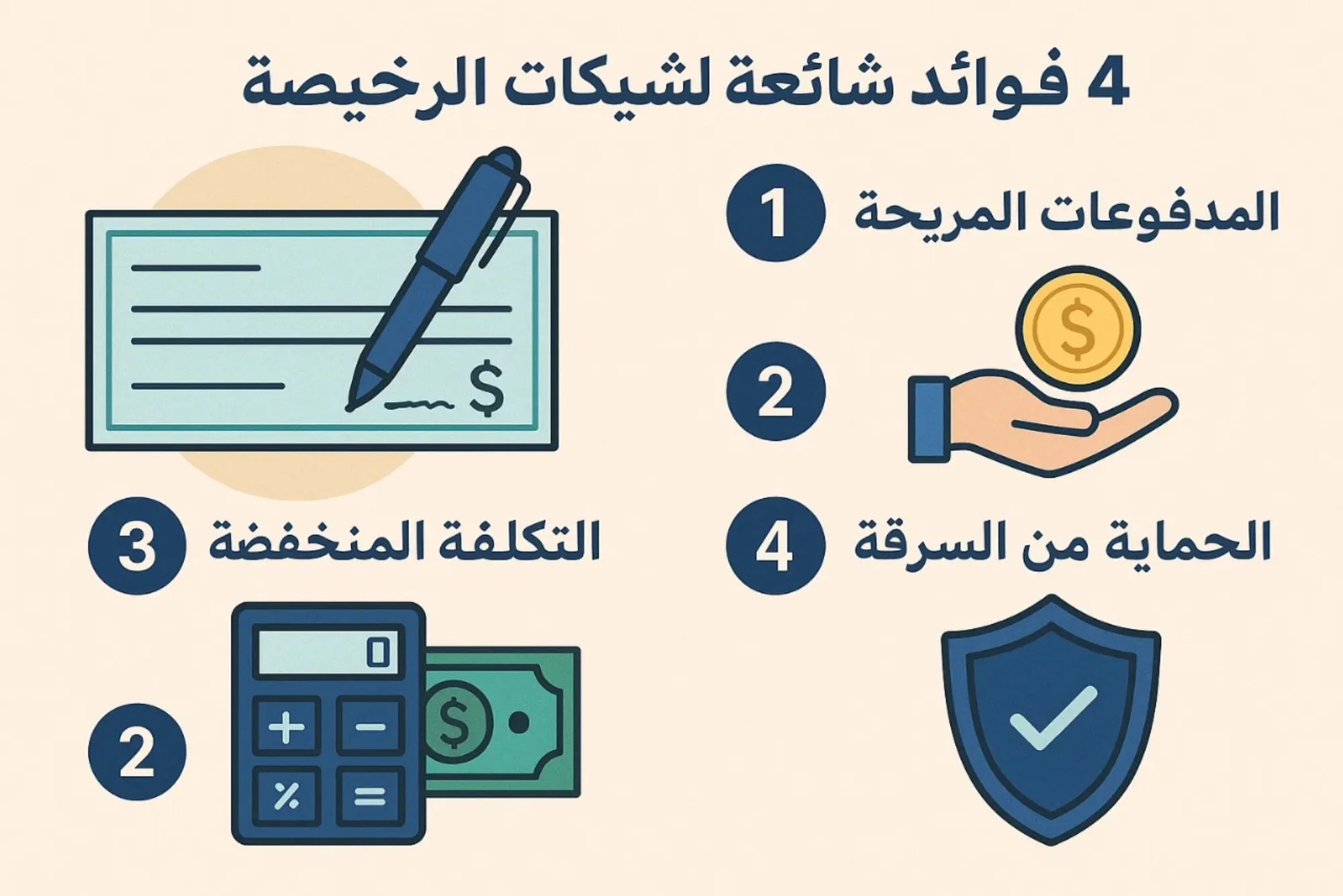4 فوائد شائعة للشيكات الرخيصة