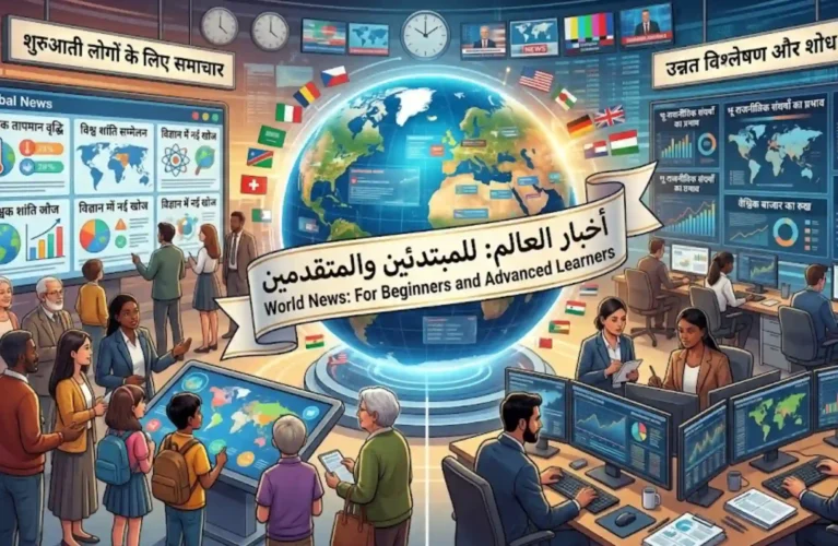 أخبار العالم للمبتدئين والمتقدمين
