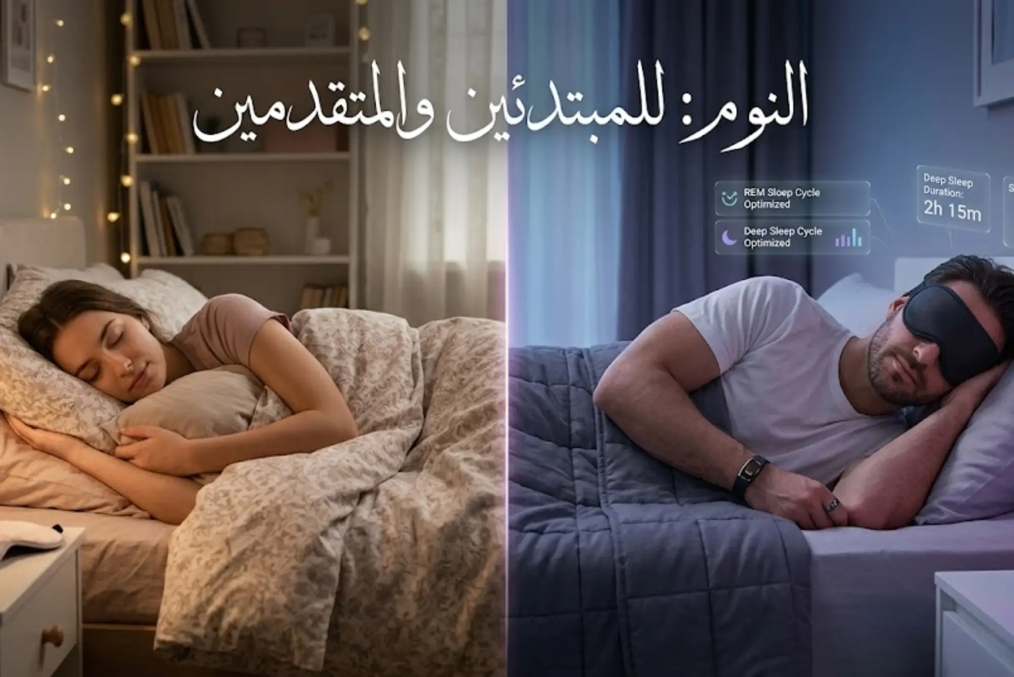 النوم للمبتدئين والمتقدمين