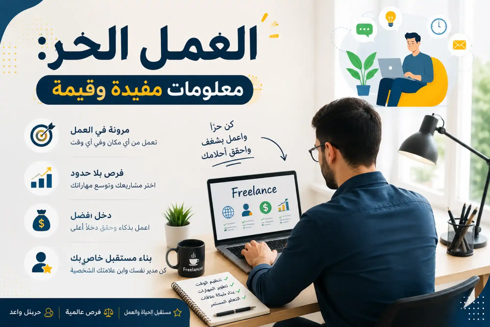 العمل الحر معلومات مفيدة وقيمة