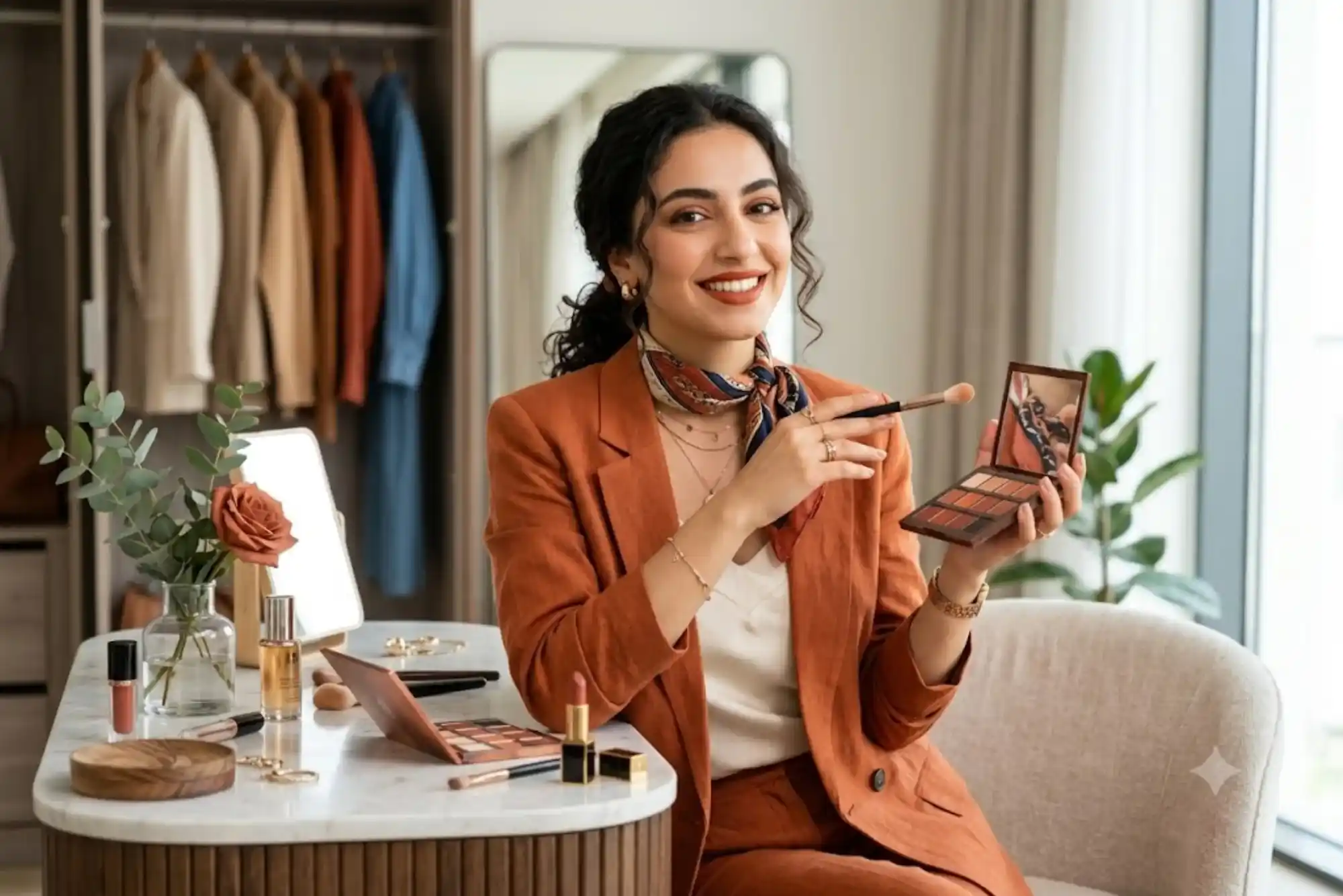 أفضل طرق تنسيق الملابس مع مستحضرات التجميل لإطلالة متكاملة