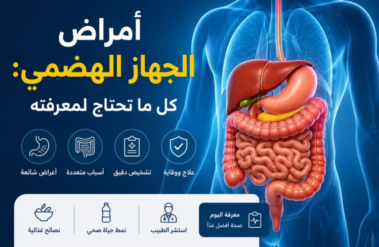 أمراض الجهاز الهضمي كل ما تحتاج لمعرفته